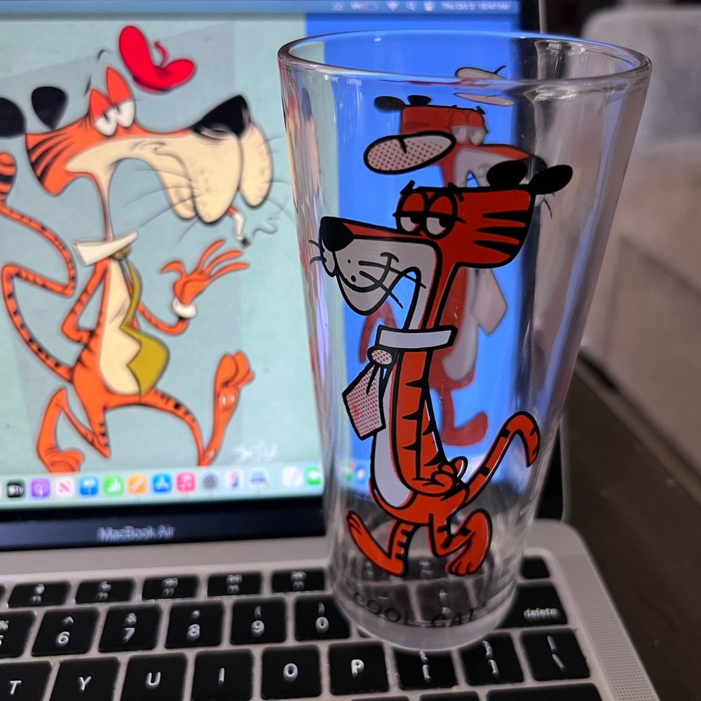 Cartoon Character Glass Tumbler